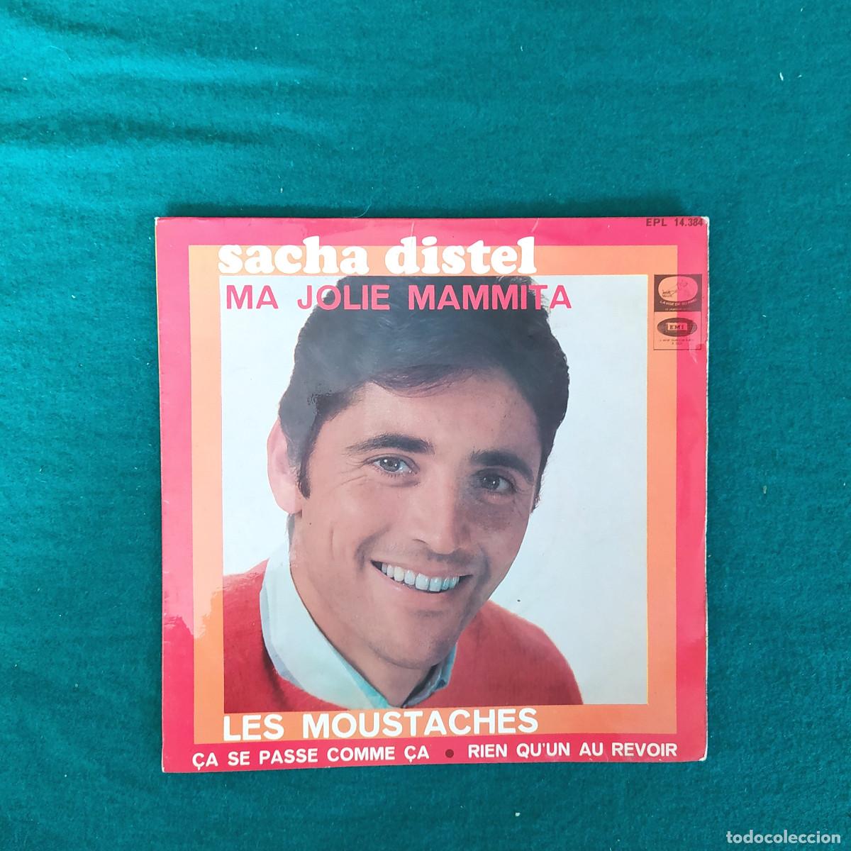 Discos de vinilo: Sacha Distel &ndash; Les Moustaches - Foto 1