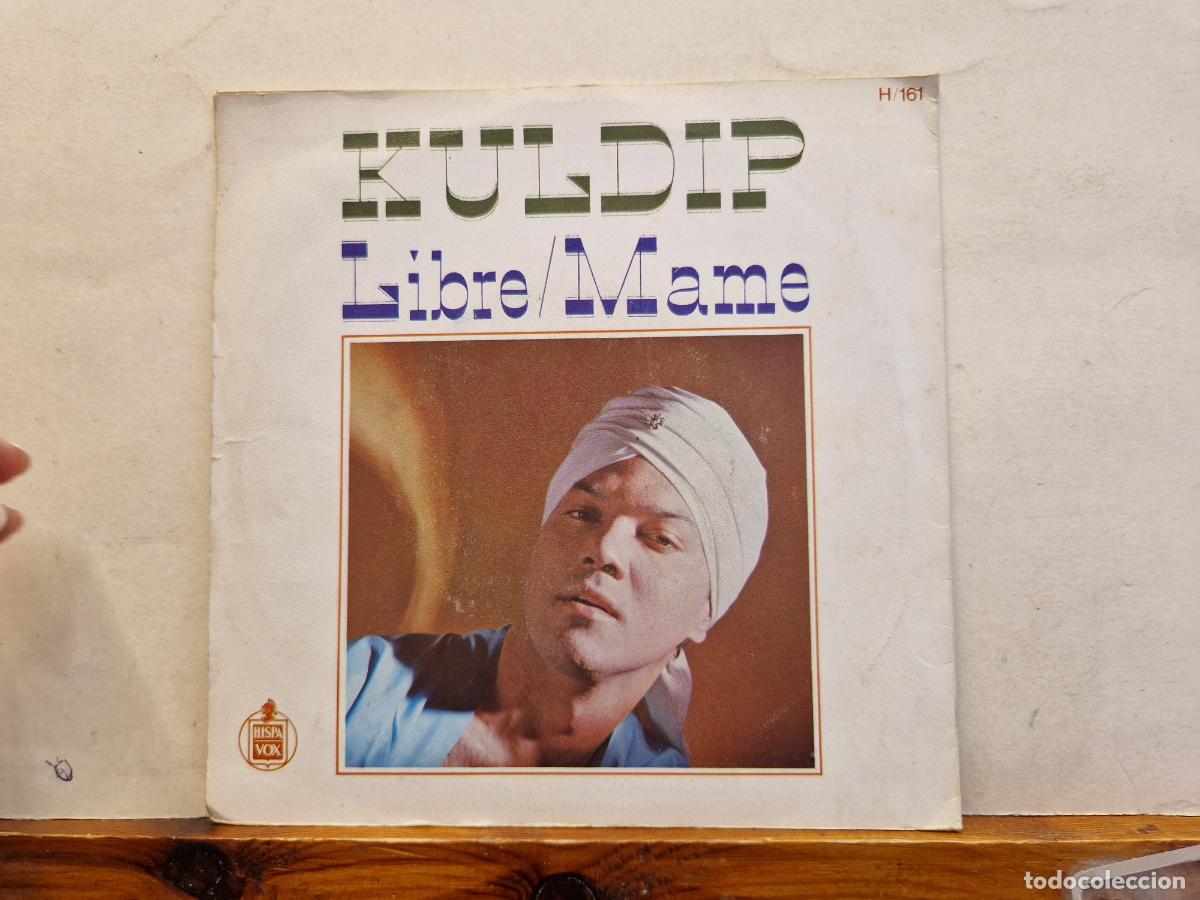 Discos de vinilo: SINGLE. KULDIP. LIBRE MAME. - Foto 1