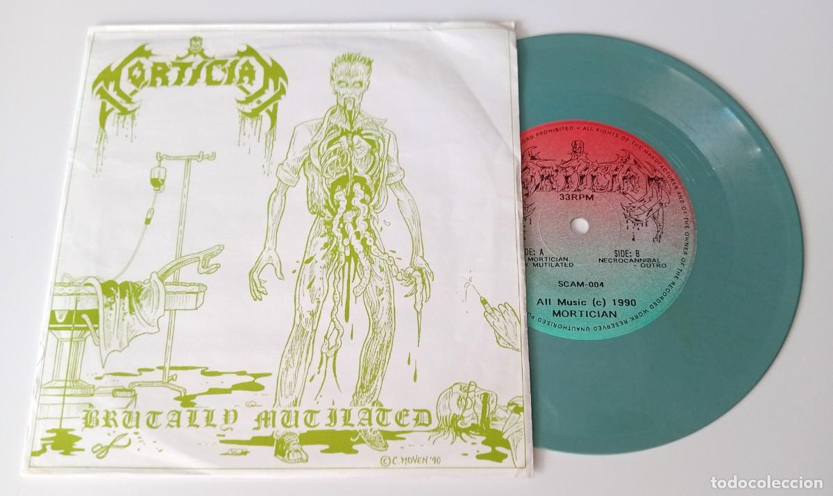 Discos de vinilo: SINGLE MORTICIAN - BRUTALLY DECEASED - Foto 3