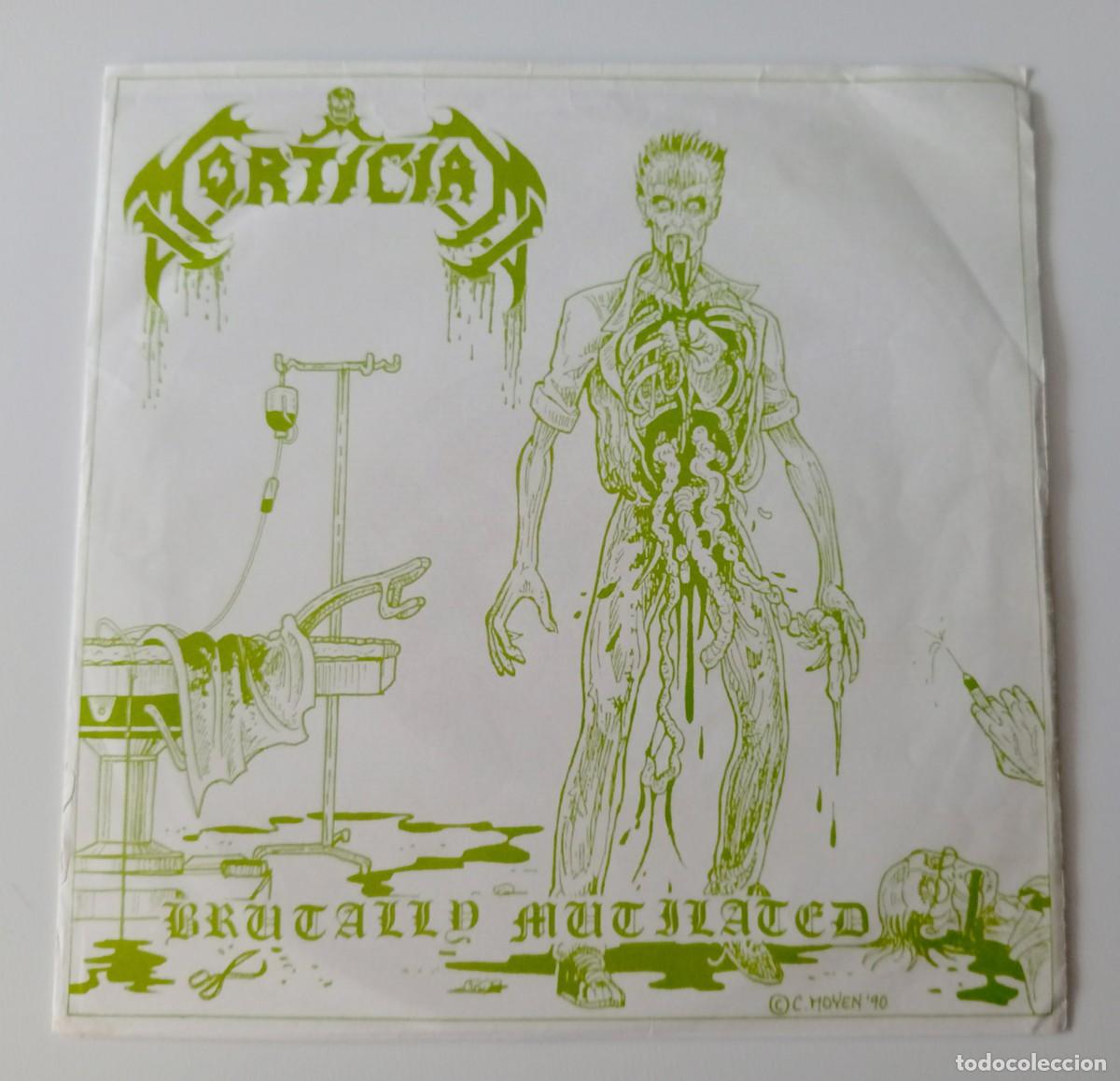 Discos de vinilo: SINGLE MORTICIAN - BRUTALLY DECEASED - Foto 1