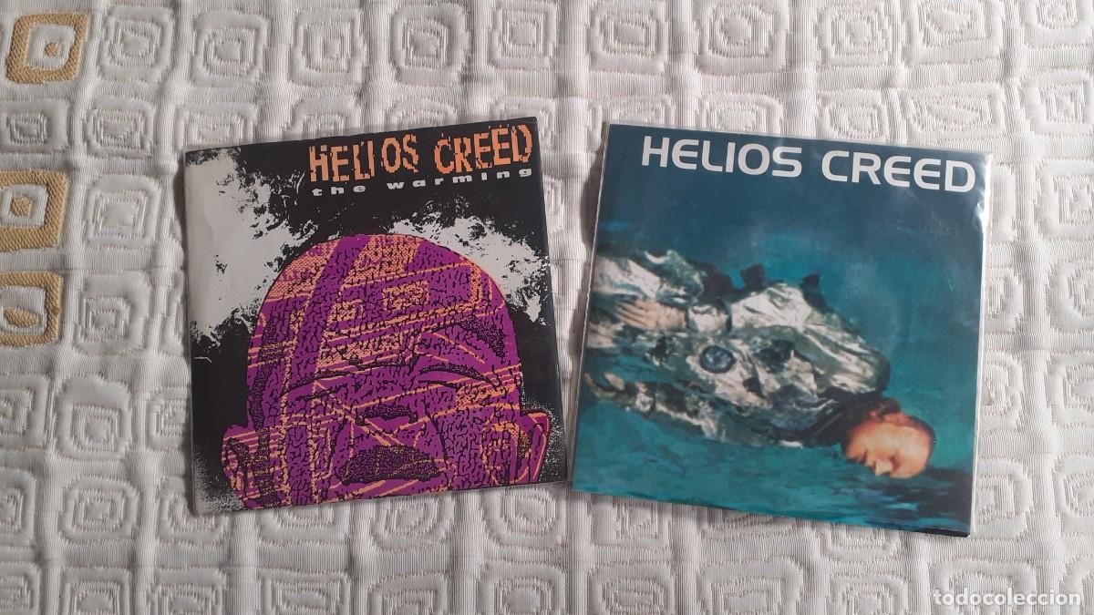 Discos de vinilo: HELIOS CREED (CHROME) Lote dos singles - Foto 1