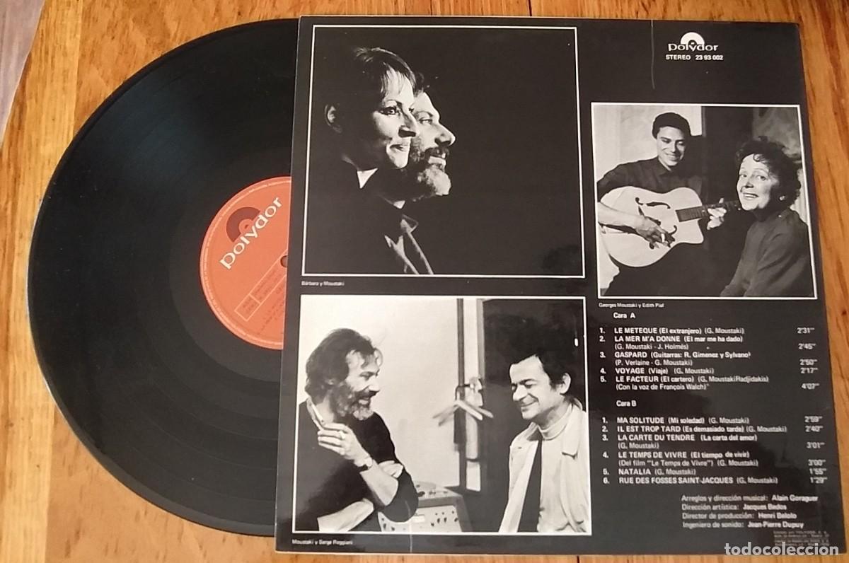 Discos de vinilo: LP George Moustaki 1970 - Foto 3