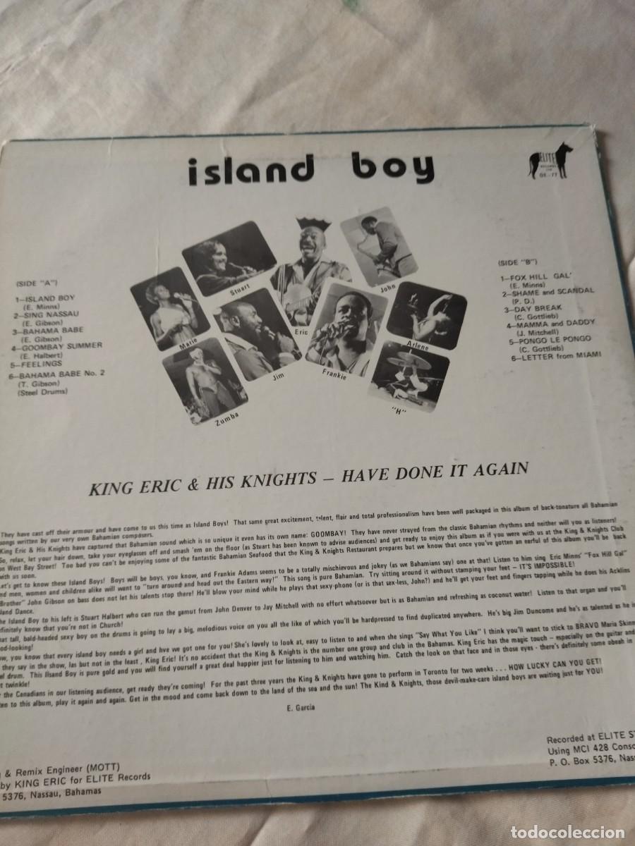 Discos de vinilo: King Eric & His Knights &ndash; Island Boy, 1977 - Foto 2