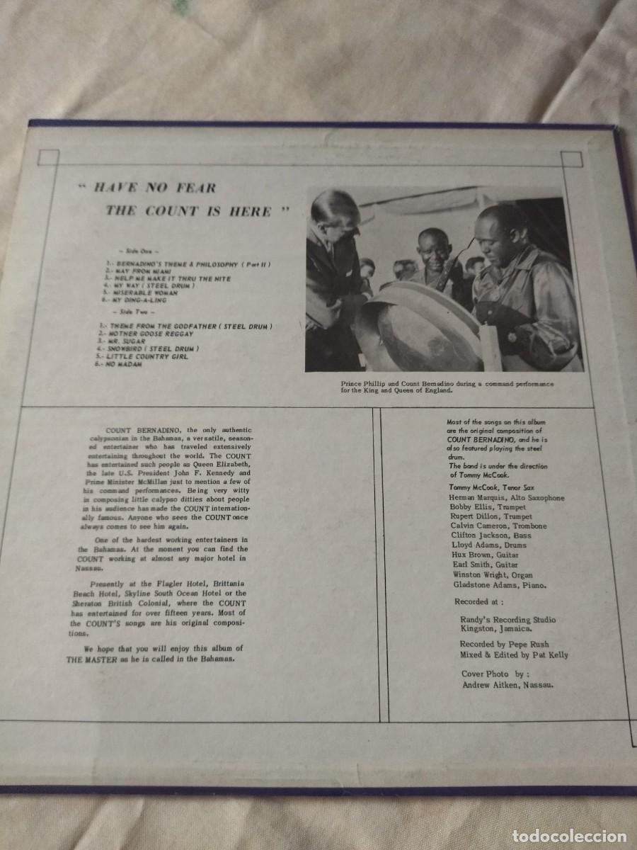 Discos de vinilo: Count Bernadino &ndash; The Masterful Mr. Count Bernadino - Foto 3
