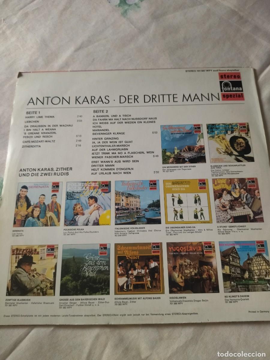 Discos de vinilo: Anton Karas &ndash; Der Dritte Mann - Foto 3