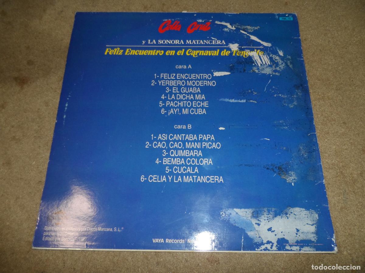 Discos de vinilo: Celia Cruz Y La Sonora Matancera - 12 Grandes &Eacute;xitos (SPAIN 1987) - Foto 2
