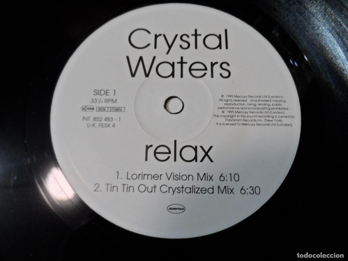 Discos de vinilo: CRYSTAL WATERS - RELAX (UK 1995) - Foto 3