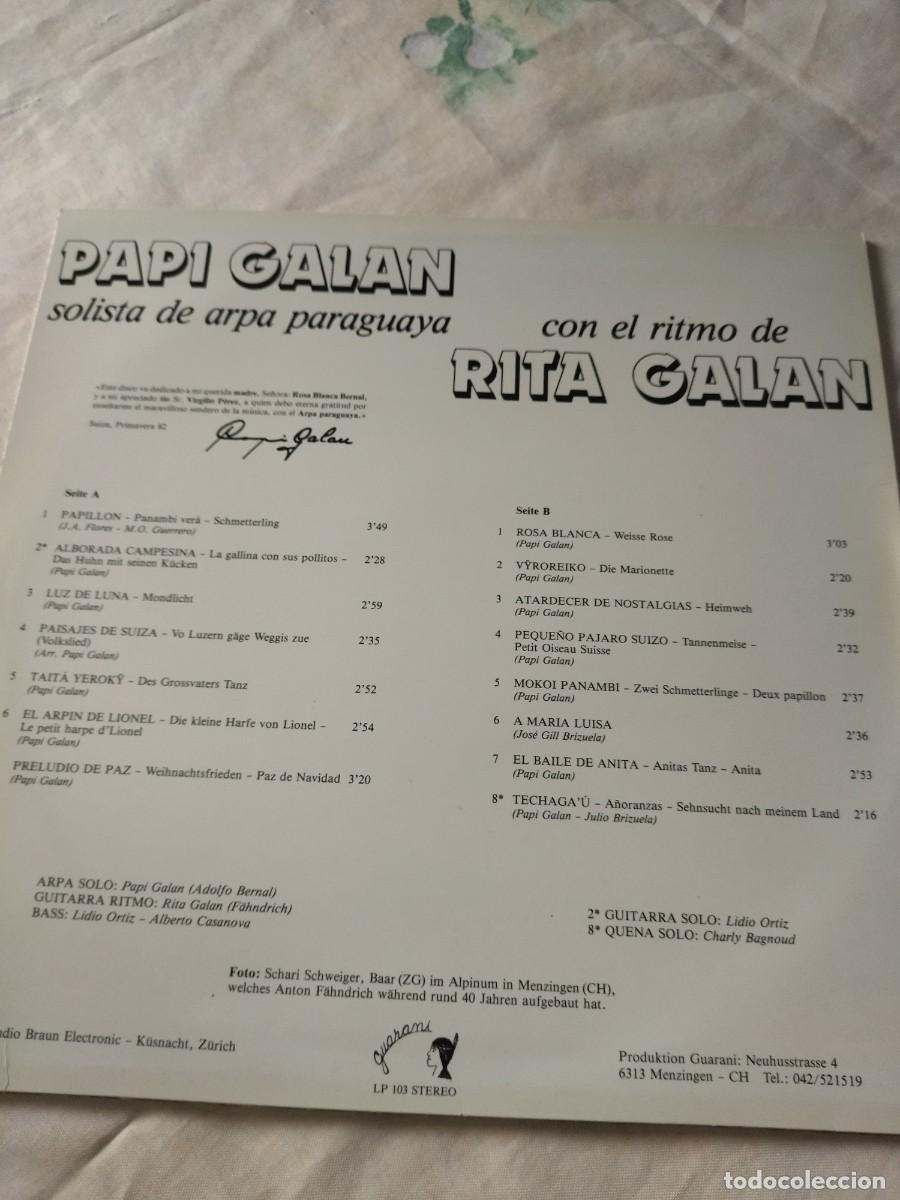 Discos de vinilo: Papi Galan Con El Ritmo De Rita Galan &ndash; Papi Galan - Rita Galan - Foto 4