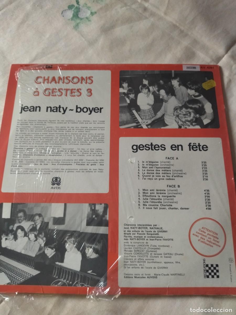 Discos de vinilo: chansons a gestes 3 . - Foto 3