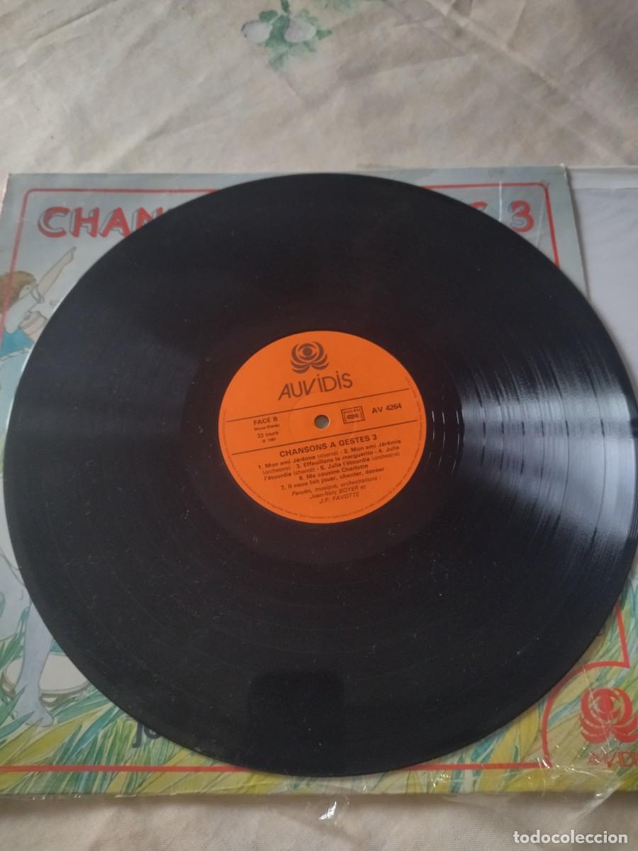 Discos de vinilo: chansons a gestes 3 . - Foto 4