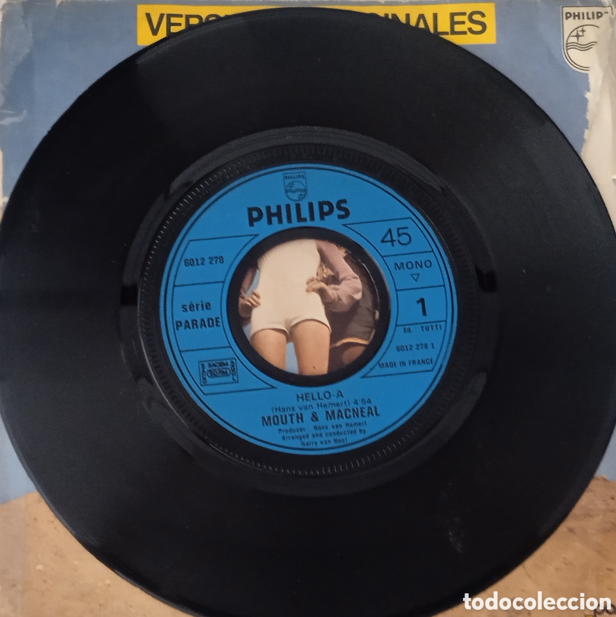 Discos de vinilo: MOUTH & MACNEAL - Hello-a (1972) single - Foto 5
