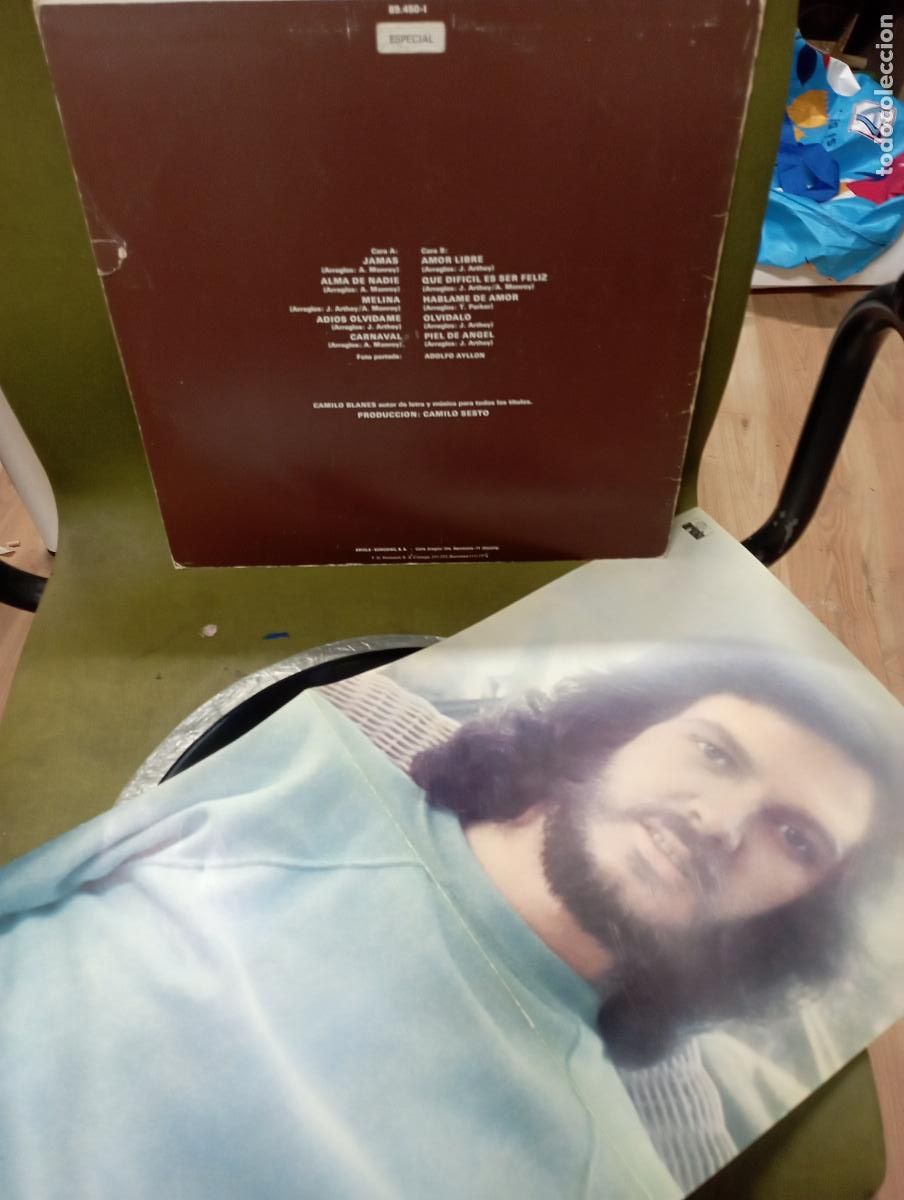 Discos de vinilo: camilo sesto- amor libre + poster lp - Foto 2