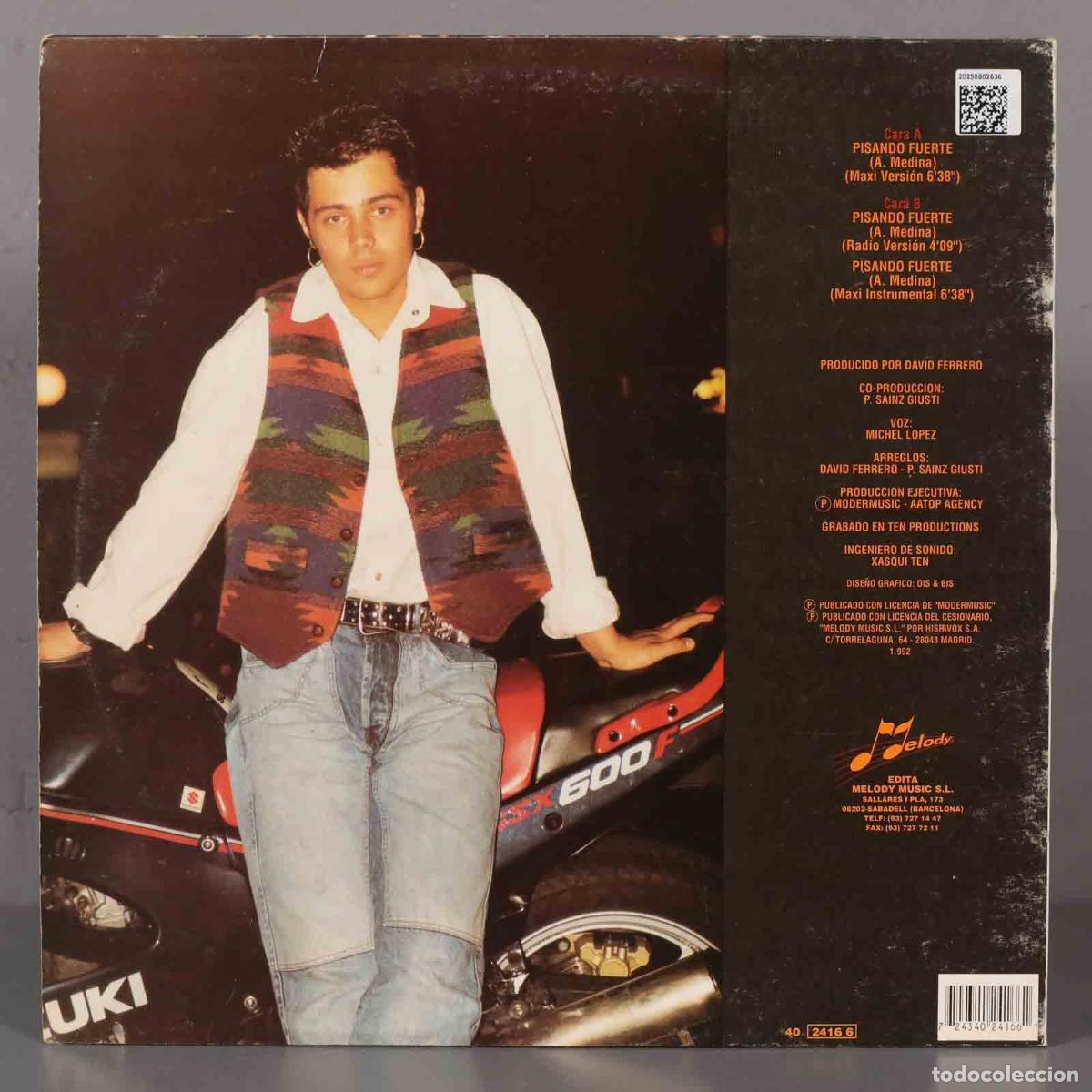 Discos de vinilo: MAXI-SINGLE. Michel &ndash; Pisando Fuerte - Foto 2