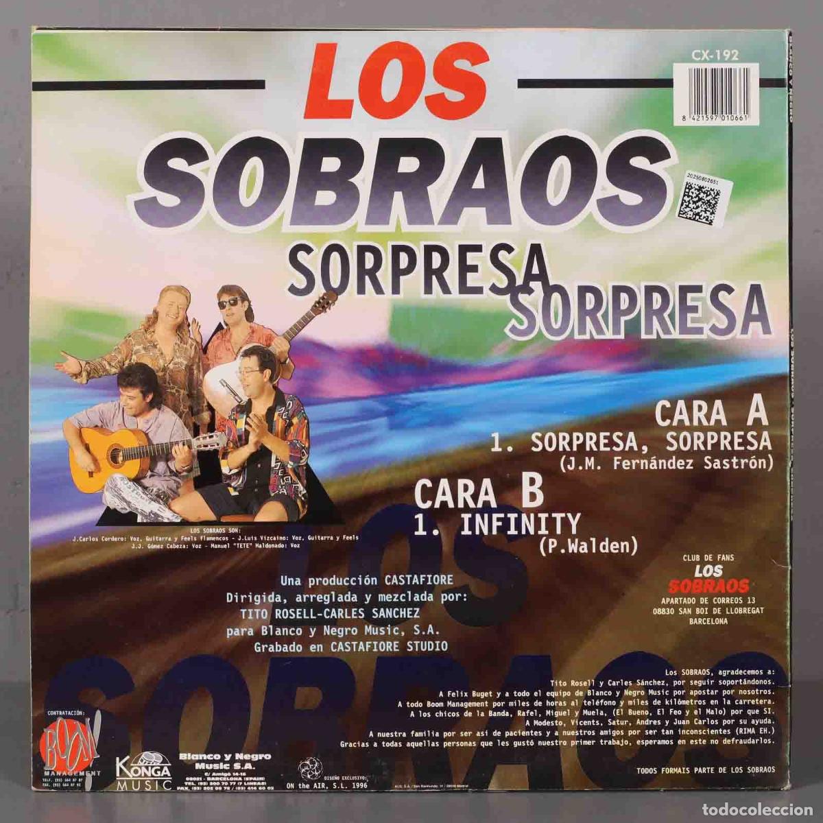 Discos de vinilo: MAXI-SINGLE. Los Sobraos &ndash; Sobraos - Foto 2