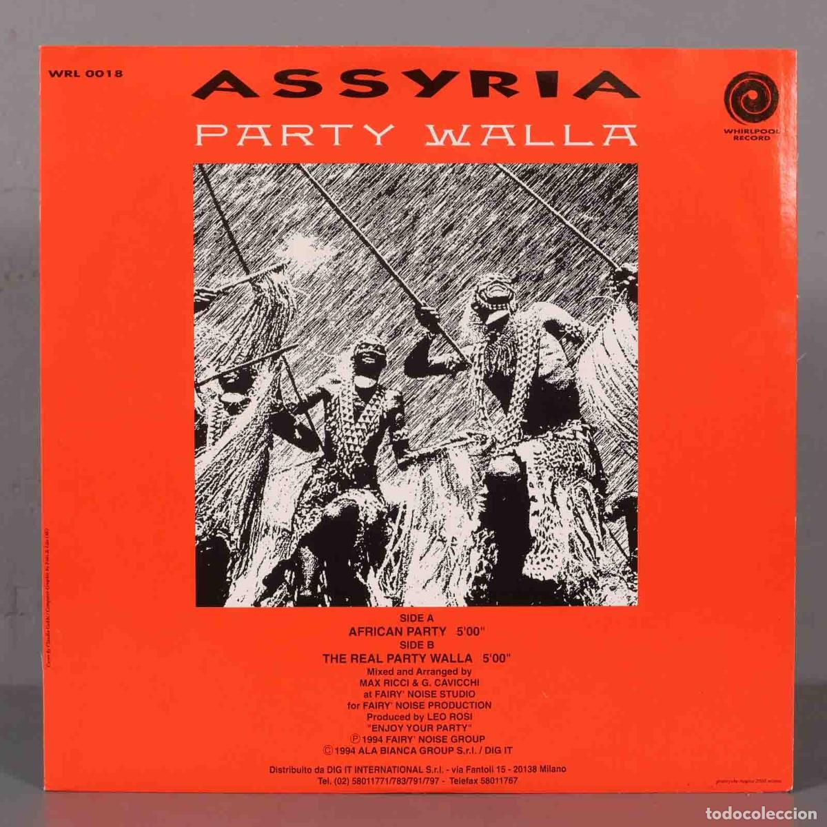 Discos de vinilo: LP. Assyria &ndash; Party Walla - Foto 1