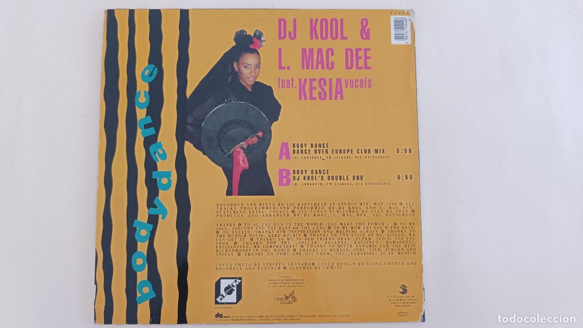 Discos de vinilo: Dj Kool & L. Mac Dee Feat. Kesia &lrm;&ndash; Body Dance - Foto 2