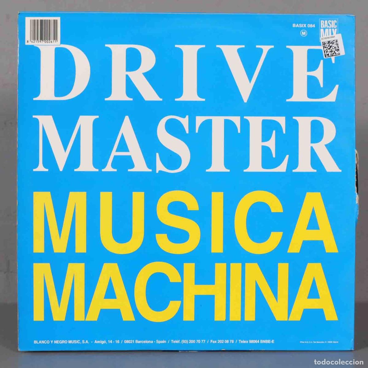 Discos de vinilo: MAXI-SINGLE. Drivemaster-musica machina - Foto 2