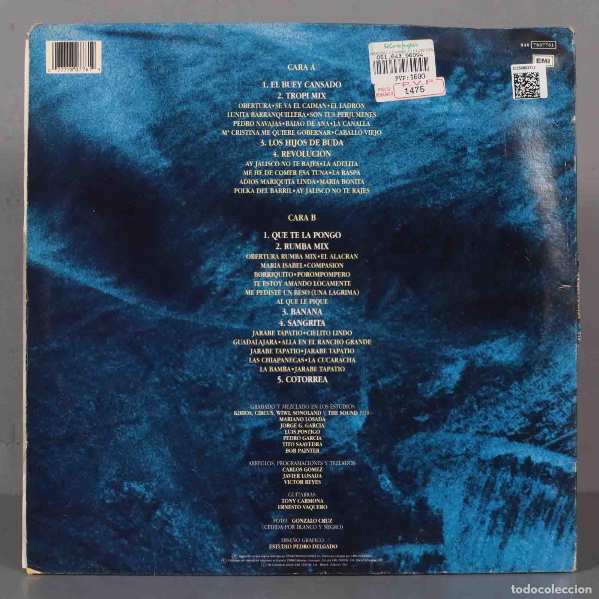 Discos de vinilo: LP. GRANDES EXITOS DE GARIBALDI - Foto 2