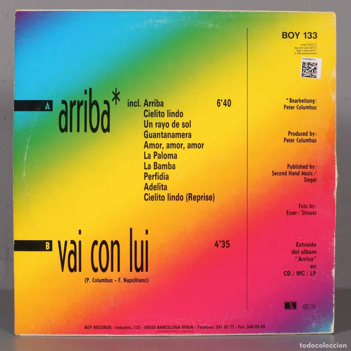 Discos de vinilo: LP. FRANCESCO NAPOLI ARRIBA - Foto 2