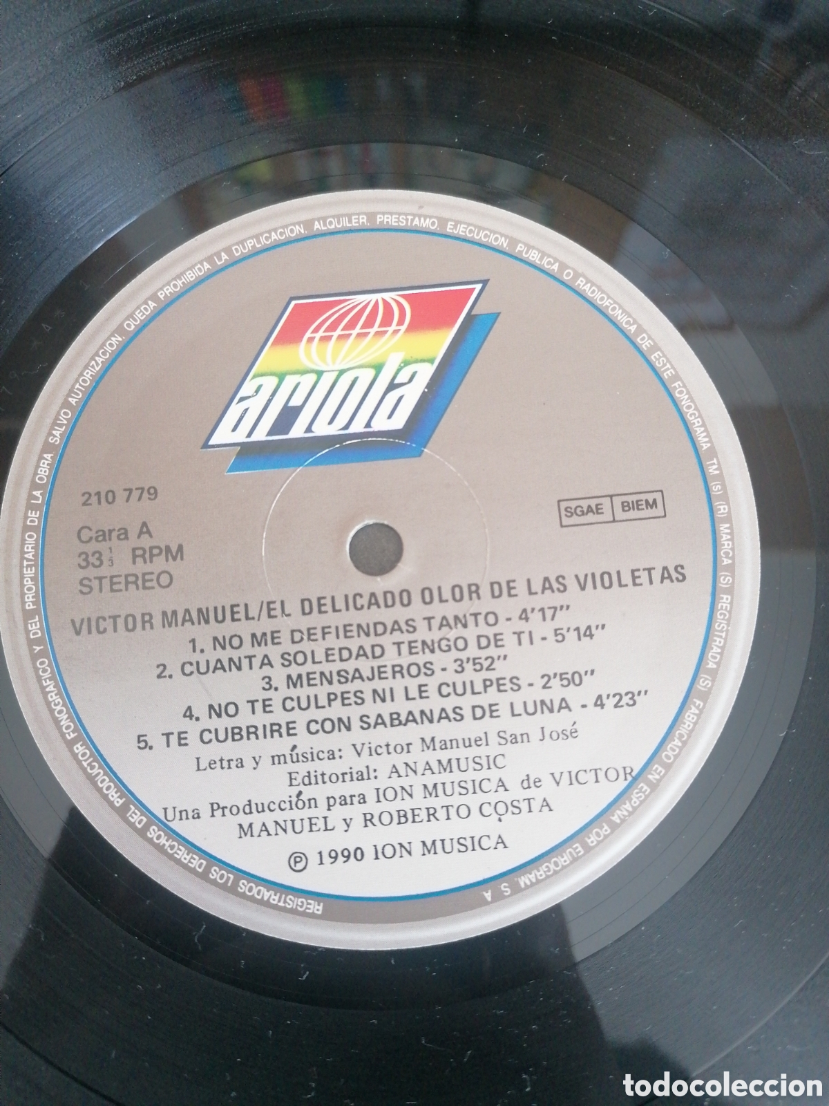 Discos de vinilo: Vinilo V&iacute;ctor Manuel - Foto 6