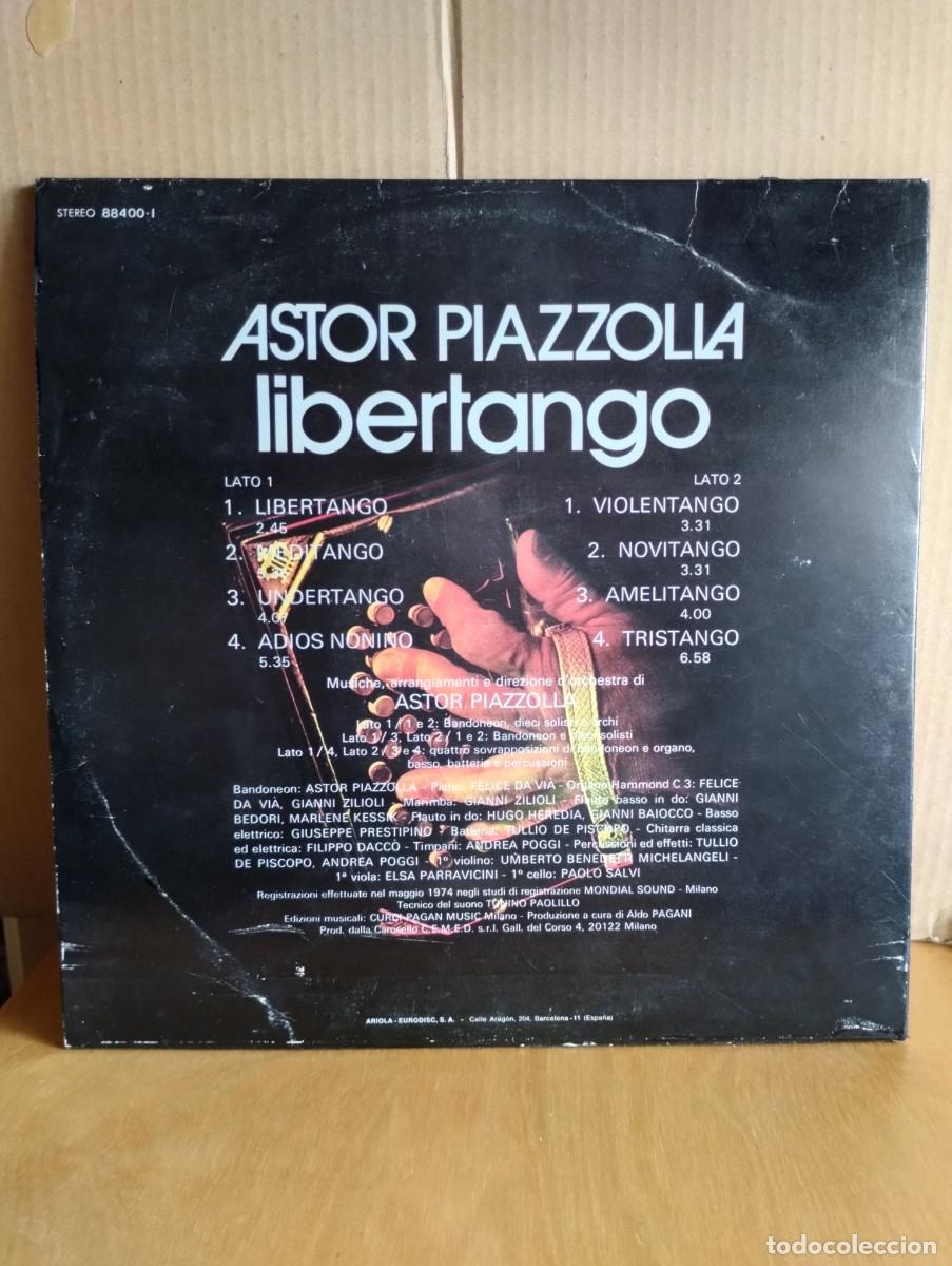 Discos de vinilo: ASTOR PIAZZOLLA ----- LIBERTANGO - Foto 2