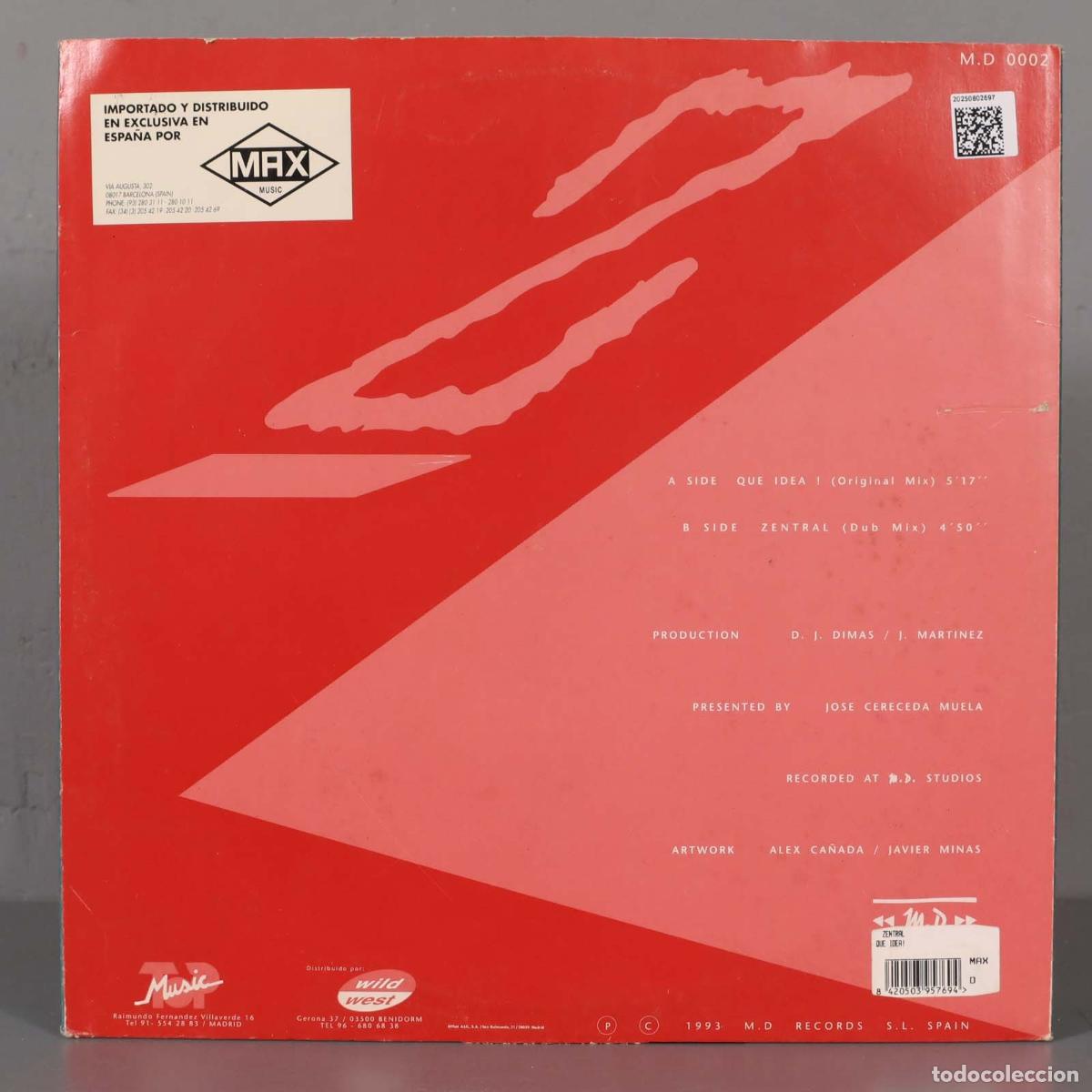 Discos de vinilo: LP. Z ZENTRAL QUE IDEA - Foto 2
