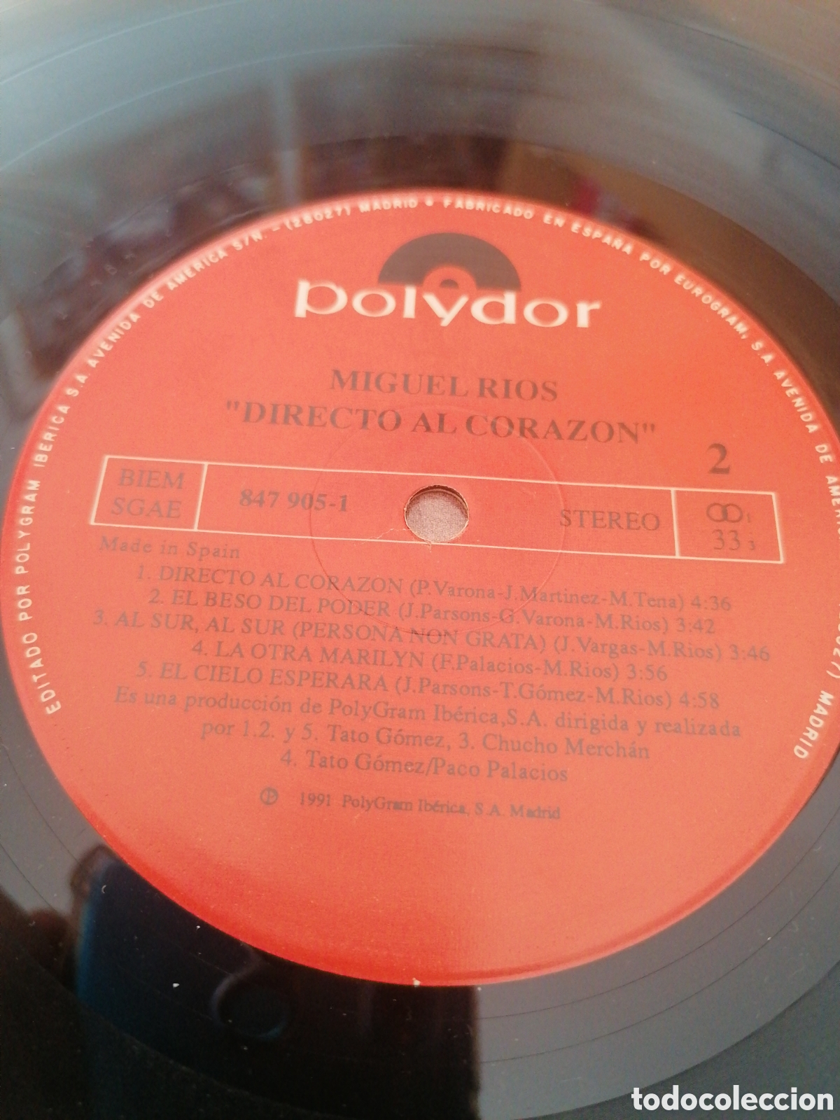 Discos de vinilo: Vinilo de Miguel Rios - Foto 3