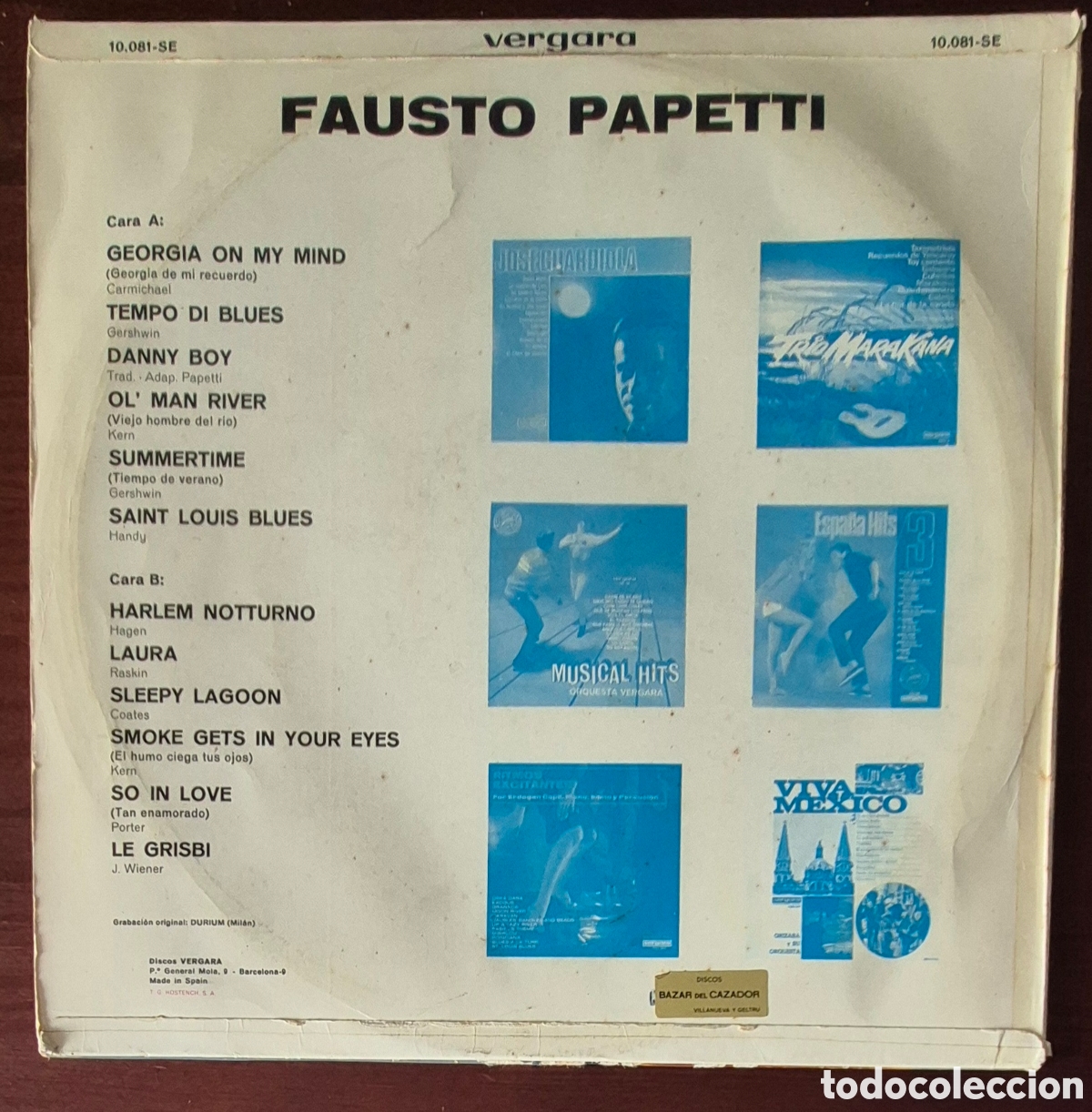 Discos de vinilo: LP - FAUSTO PAPETTI - 1969 - Foto 2