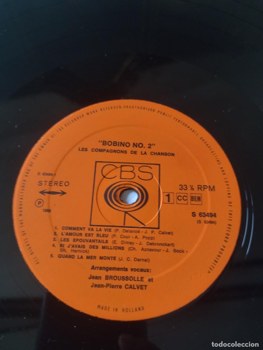 Discos de vinilo: Les Compagnons De La Chanson &ndash; A Bobino Vol. 2, 1968 - Foto 5