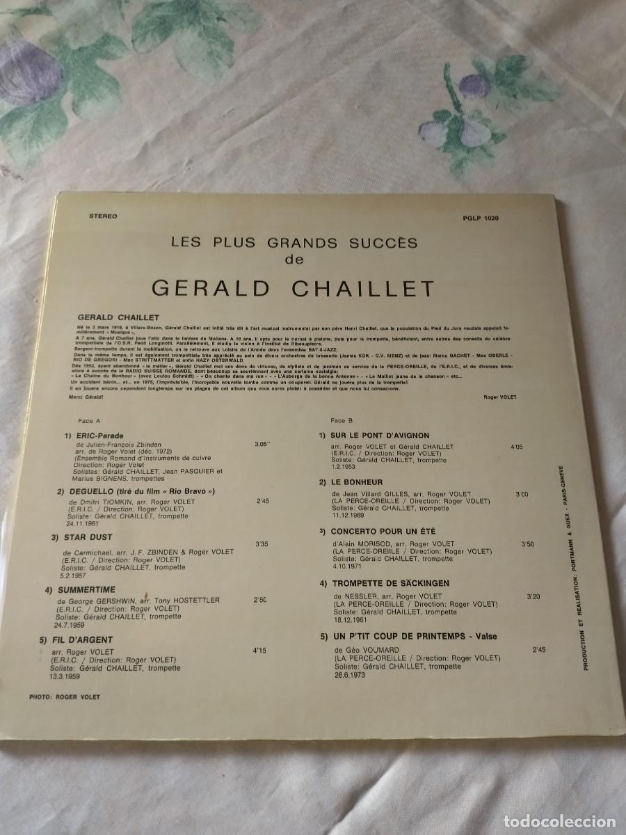 Discos de vinilo: les plus grands succes gerald chaille - Foto 2