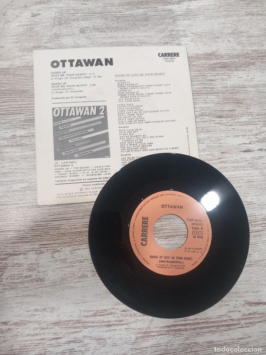 Discos de vinilo: Hands up | Ottawan | Disco Vinilo Musica - Foto 2