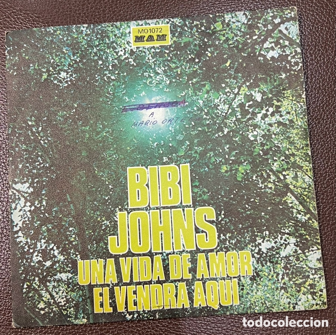 Discos de vinilo: Disco Vinilo Single. Bibi Johns. &ldquo;Una vida de amor&rdquo;. 1970. - Foto 1