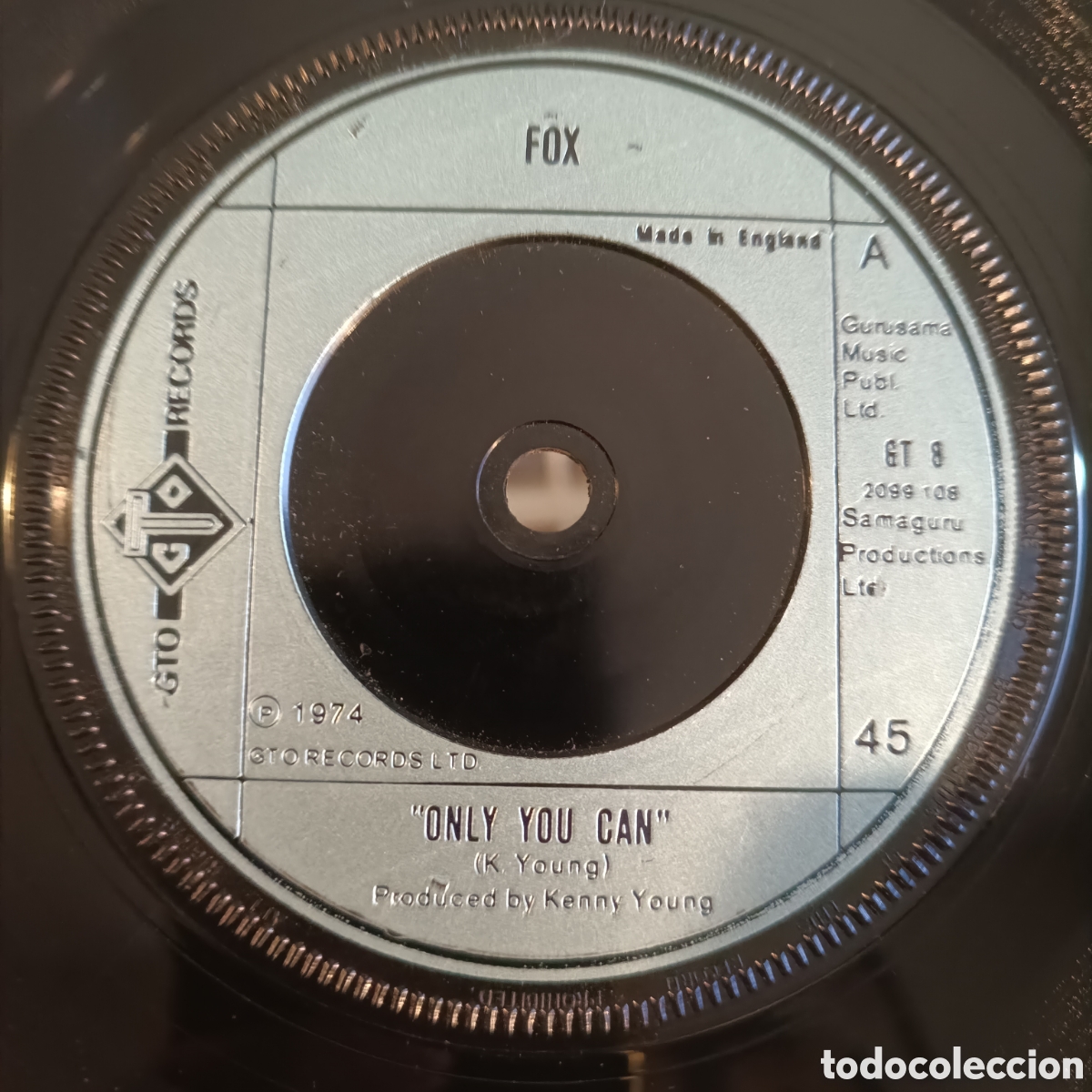 Discos de vinilo: Fox &ndash; Only You Can (7&rdquo; Rock) - Foto 1