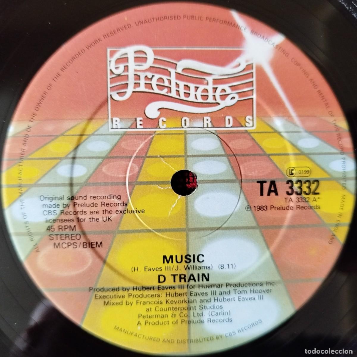 Discos de vinilo: D TRAIN ** Music ** MAXI SINGLE VINILO 1983 UK - Foto 1