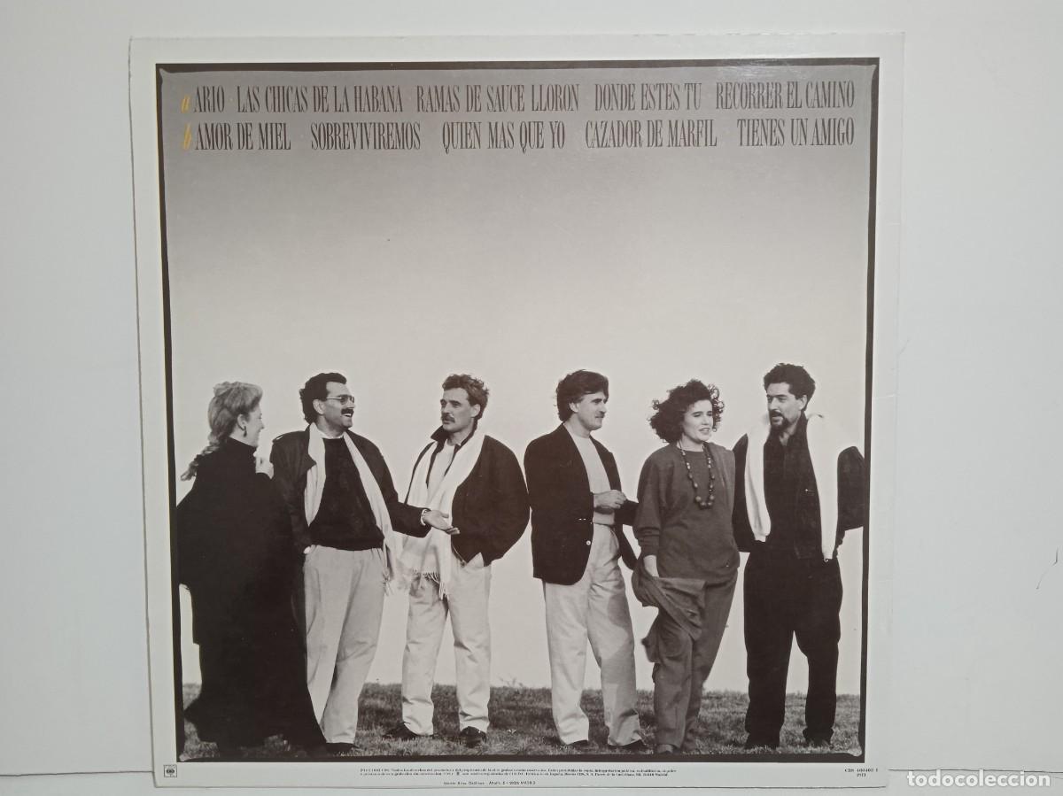Discos de vinilo: Mocedades - Sobreviviremos - 1987 - LP - Foto 2