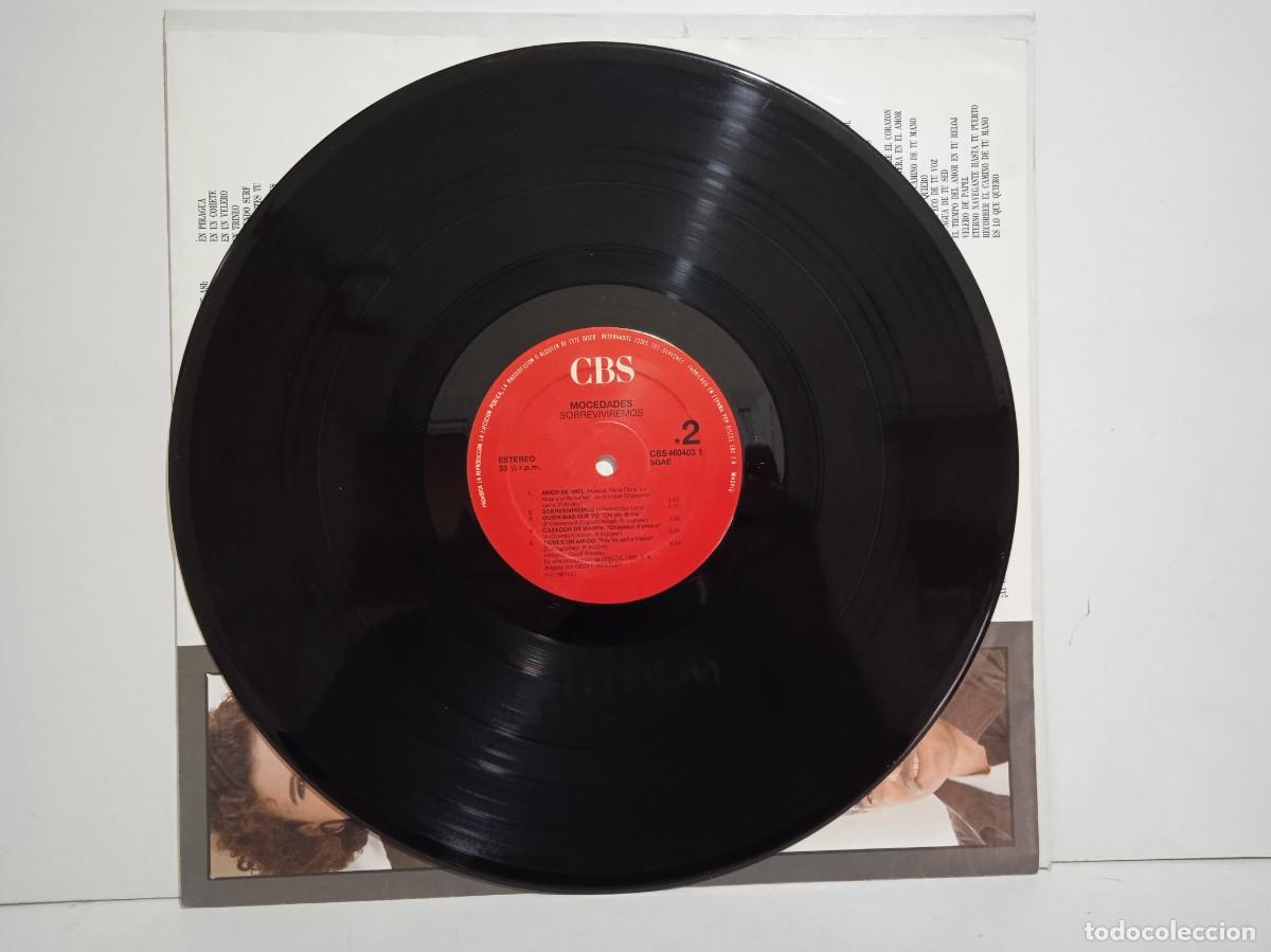 Discos de vinilo: Mocedades - Sobreviviremos - 1987 - LP - Foto 7