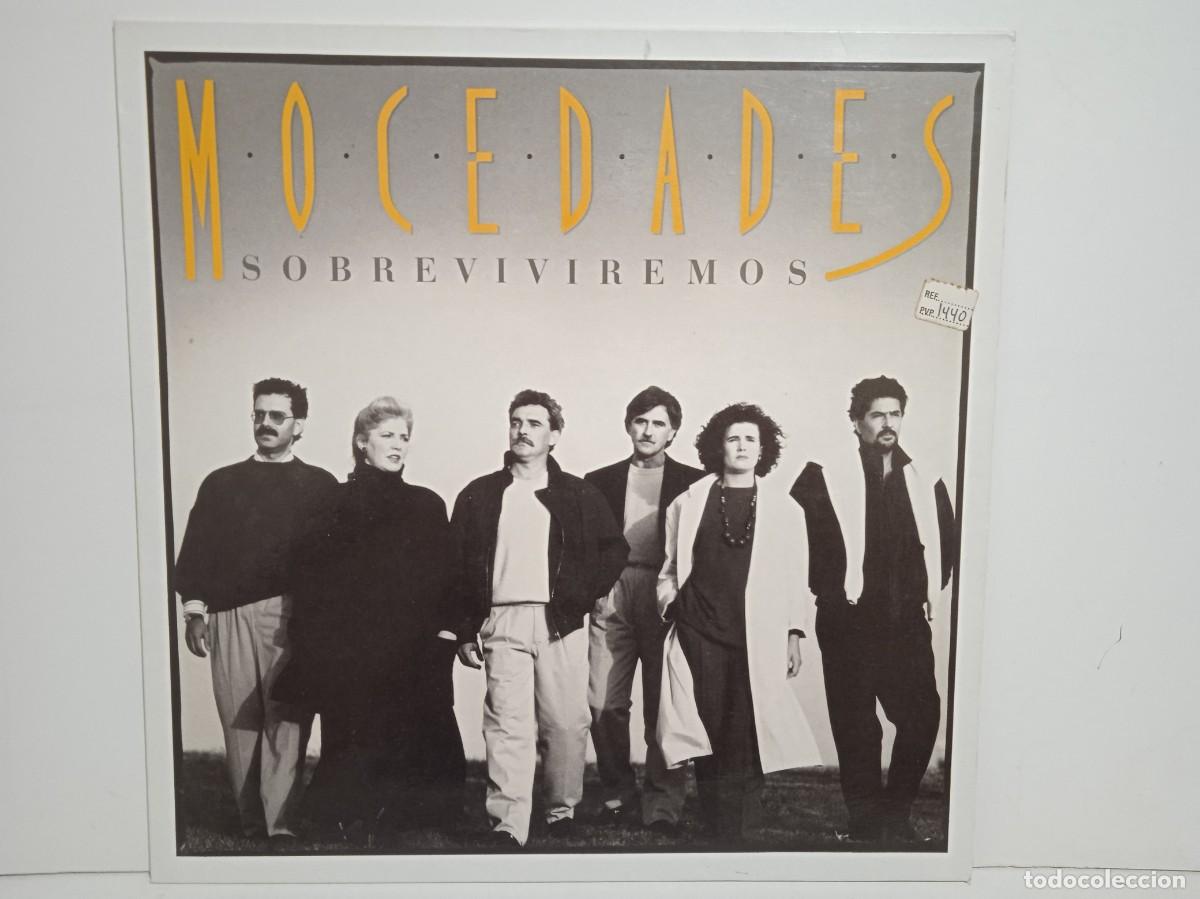 Discos de vinilo: Mocedades - Sobreviviremos - 1987 - LP - Foto 1