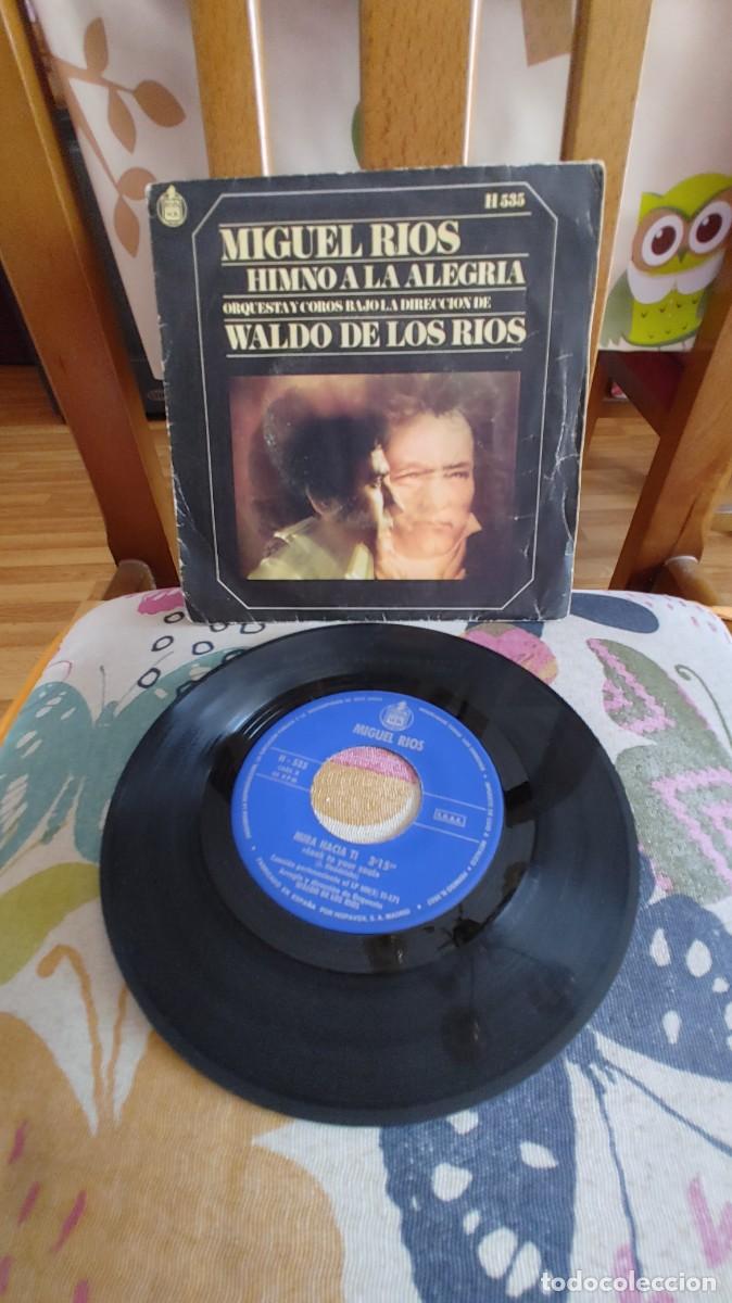 Discos de vinilo: MIGUEL RIOS-SINGLE HIMNO A LA ALEGRIA - Foto 1
