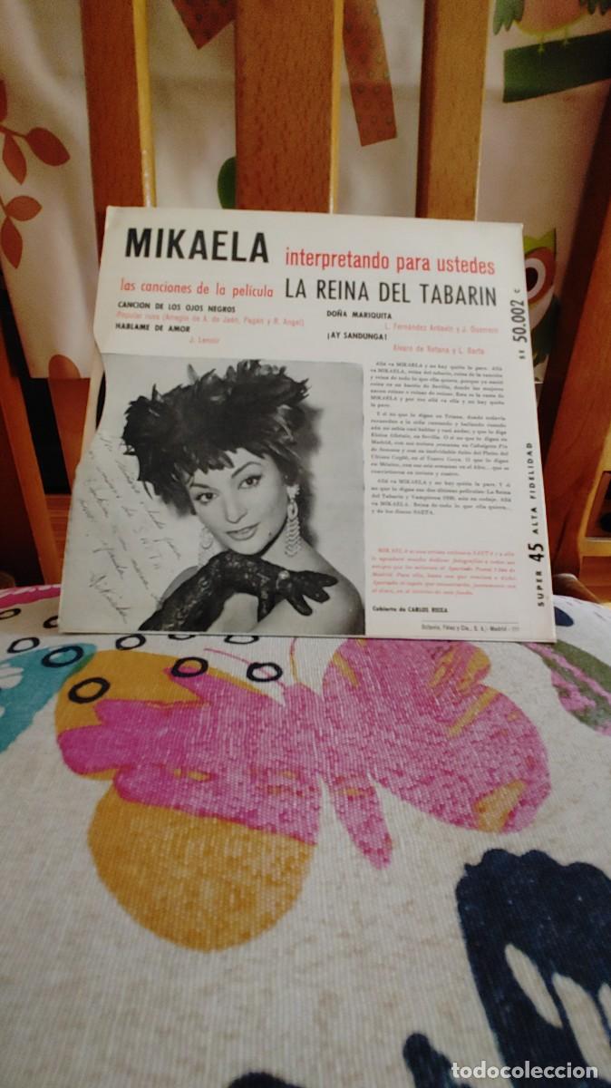 Discos de vinilo: MIKAELA-EP LA REINA DEL TABARIN-NUEVO - Foto 2