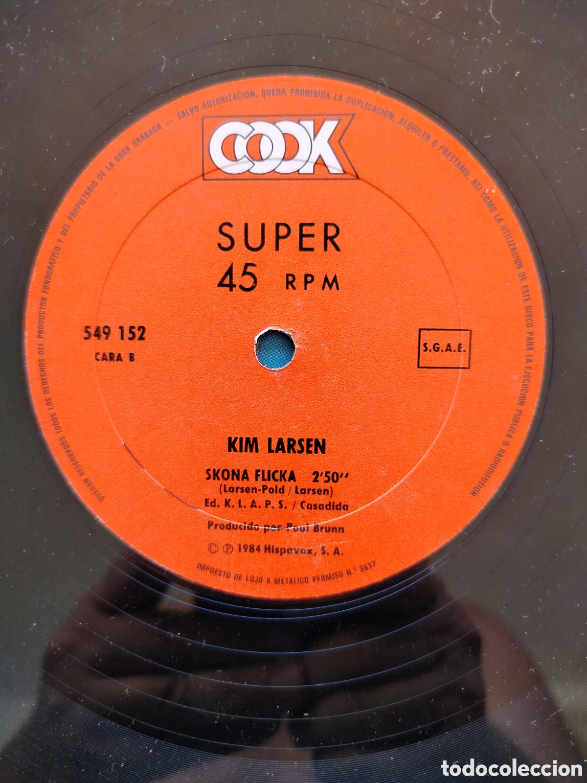 Discos de vinilo: Kim Larsen Maxi-Single - Foto 3