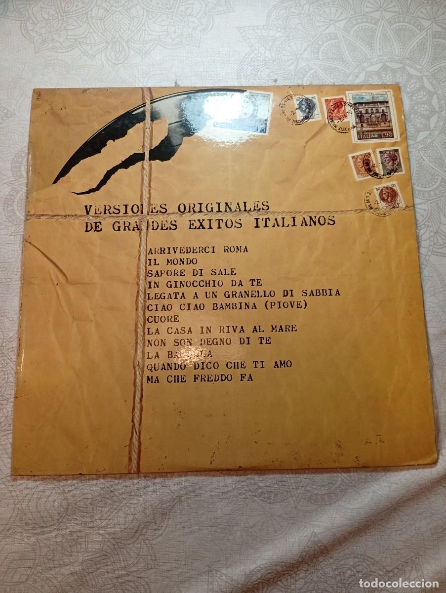 Discos de vinilo: versiones originales de grandes exitos italianos, mint - Foto 1