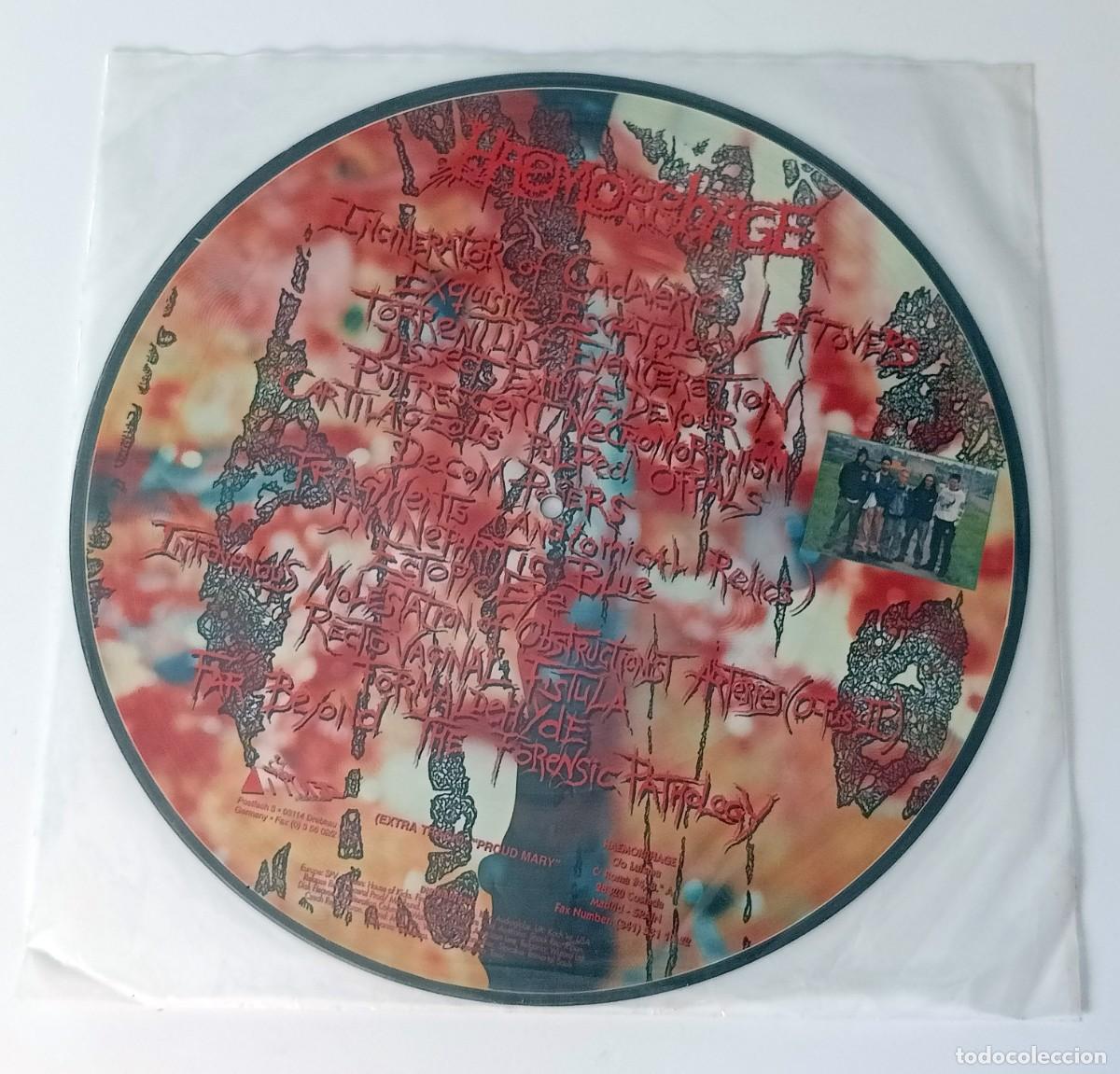 Discos de vinilo: HAEMORRHAGE - GRUME PICTURE DISC - Foto 4