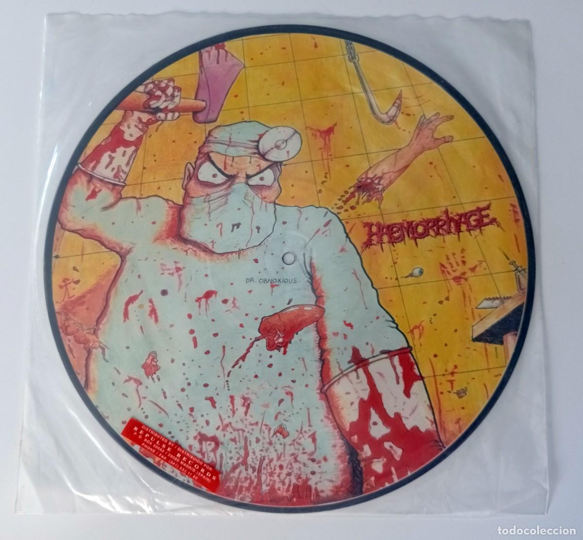 Discos de vinilo: HAEMORRHAGE - GRUME PICTURE DISC - Foto 3