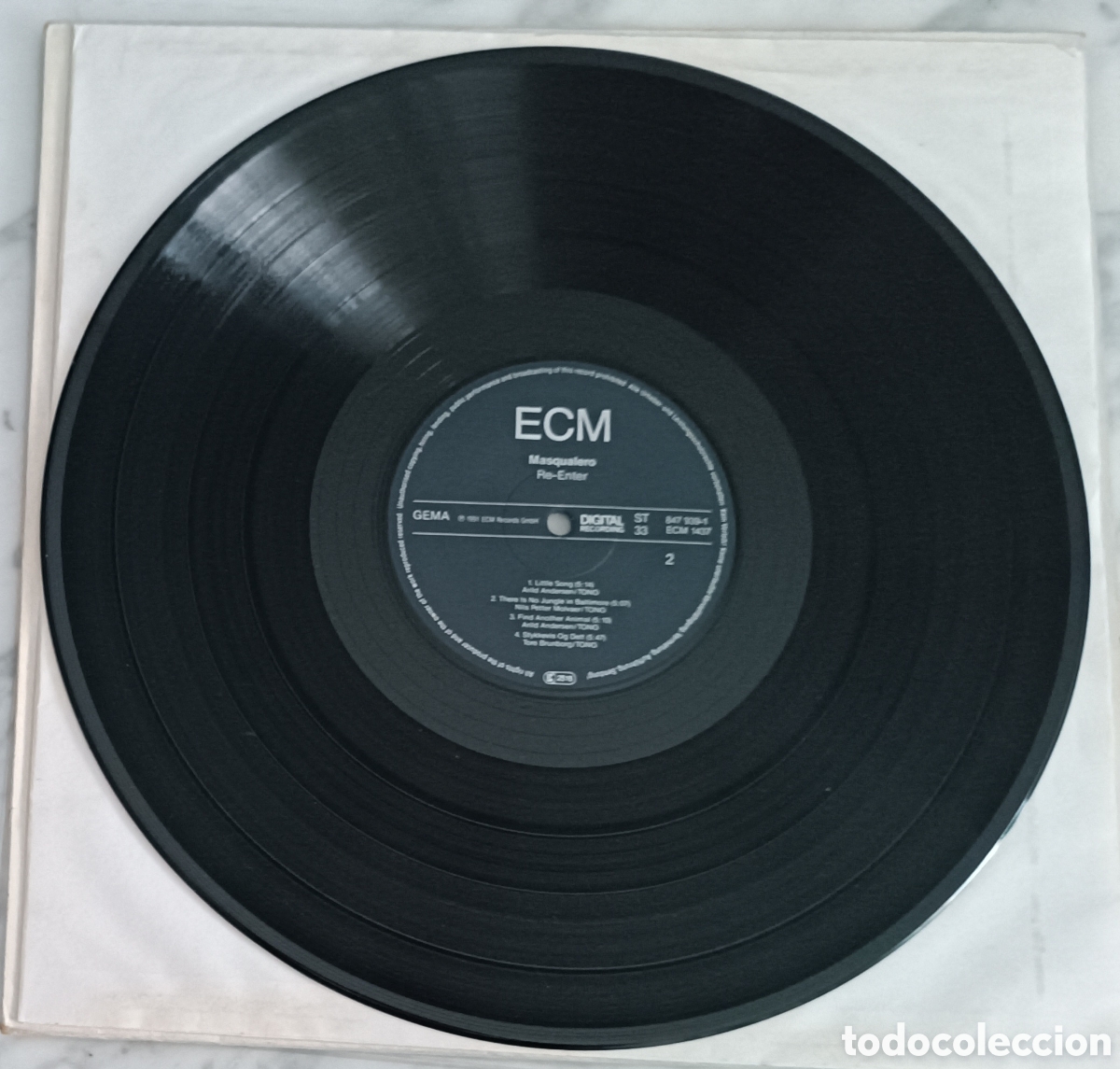 Discos de vinilo: LP MASQUALERO RE-ENTER DISCO VINILO. MOLVAER - Foto 5