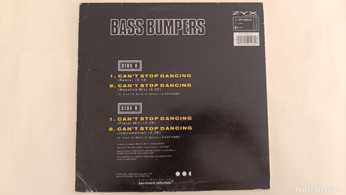 Discos de vinilo: Bass Bumpers &lrm;&ndash; Cant Stop Dancing - Foto 2