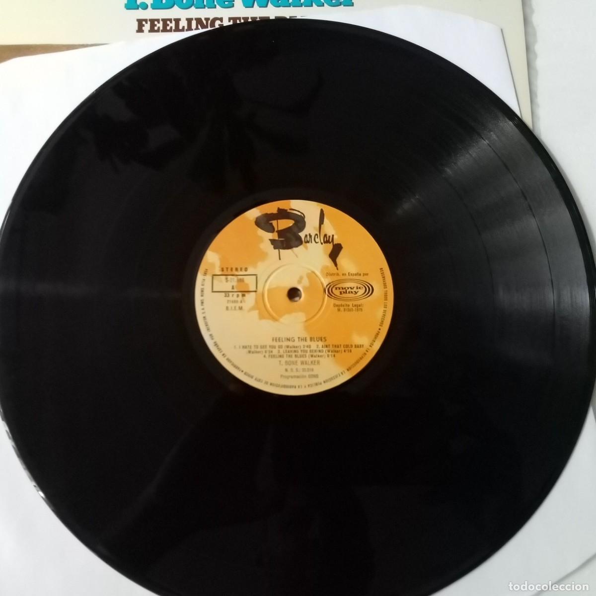 Discos de vinilo: T-Bone Walker &ndash; Feeling The Blues. LP - Foto 3