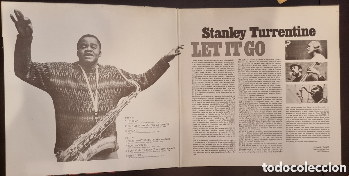 Discos de vinilo: Stanley Turrentine LP - Let It Go 1978 - Foto 4