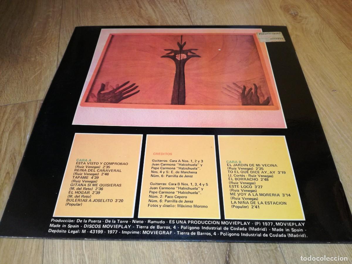 Discos de vinilo: PANSEQUITO-BULERIAS-ORIGINAL 1977 - Foto 2