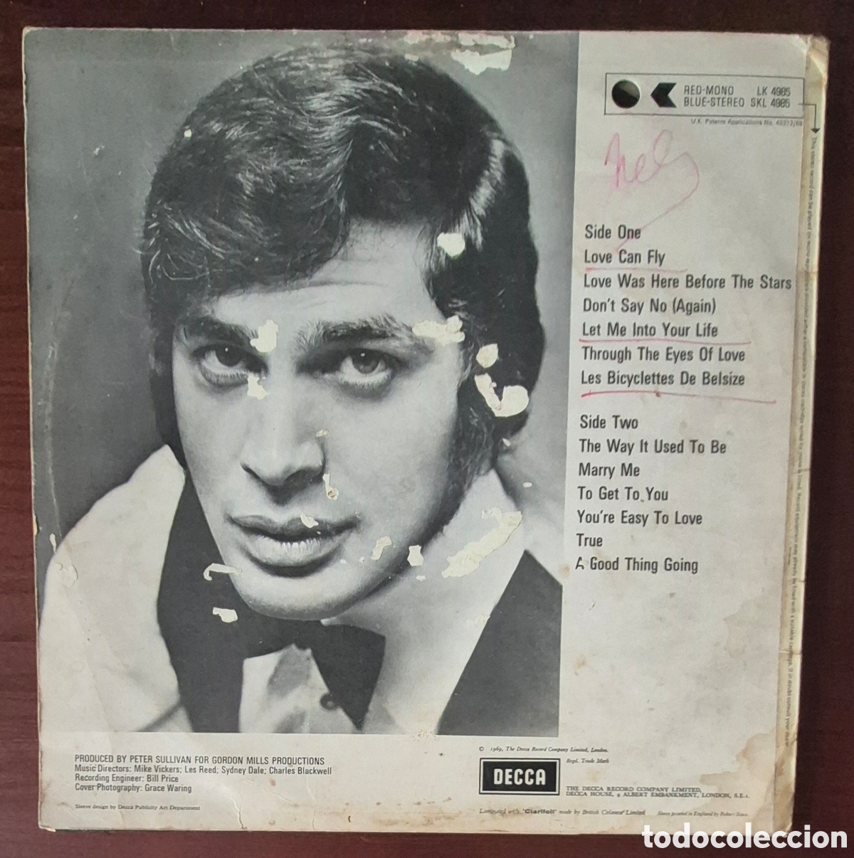 Discos de vinilo: LP - ENGELBERT HUMPERDINCK - ENGELBERT - 1969 - Foto 2