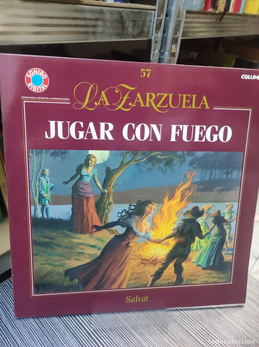 Discos de vinilo: JUGAR CON FUEGO LA ZARZUELA - Foto 1